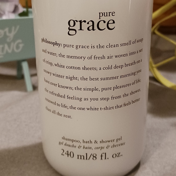 NEW!! PHILOSOPHY PURE GRACE 8oz - Picture 5 of 7